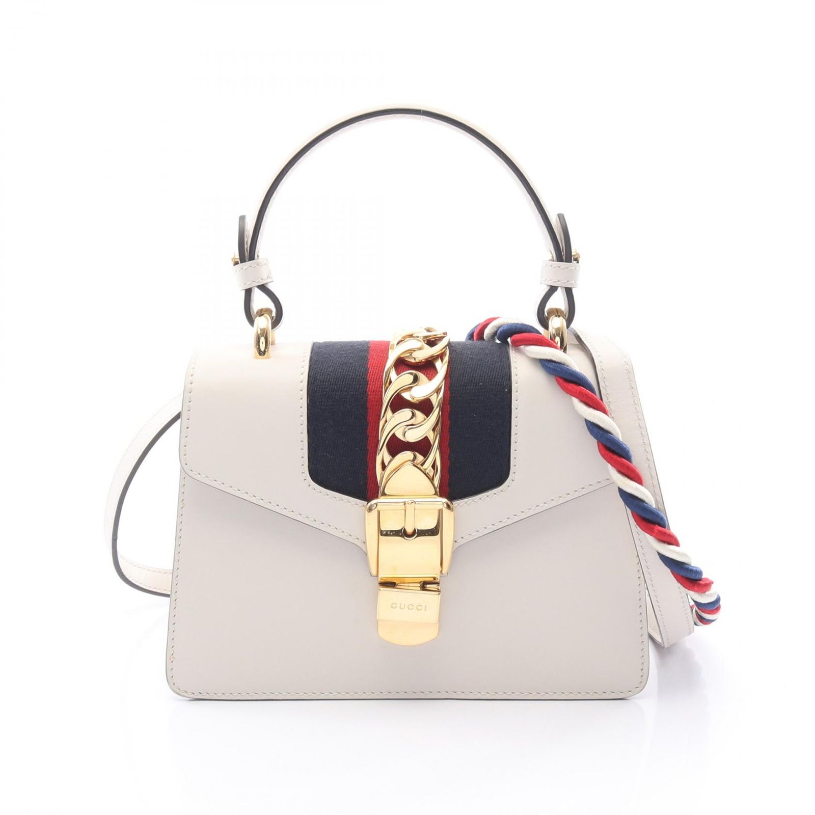 GUCCI グッチ シルヴィ シェリーライン 2WAY ハンドバッグ