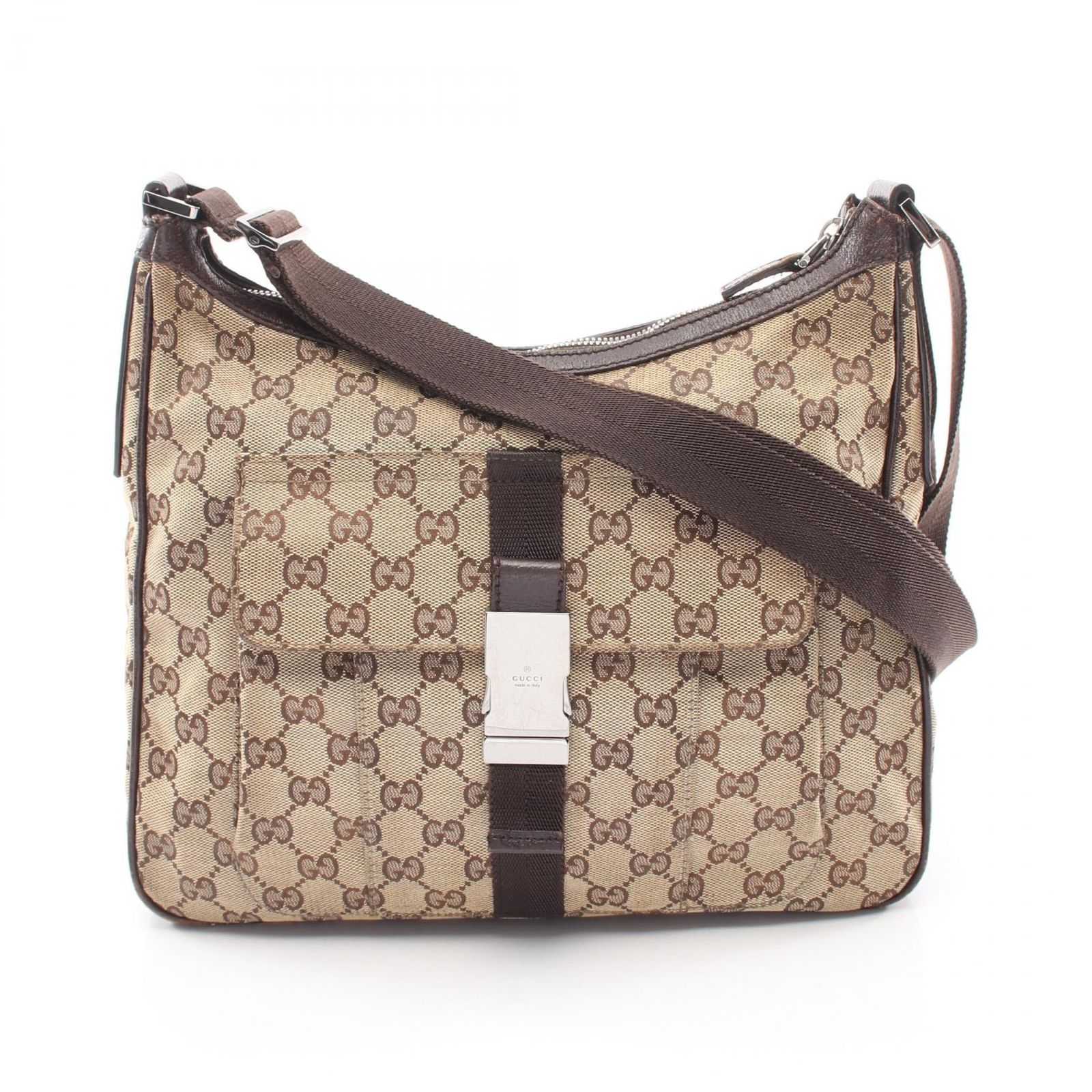 GUCCI グッチ GGキャンバス ショルダーバッグ
