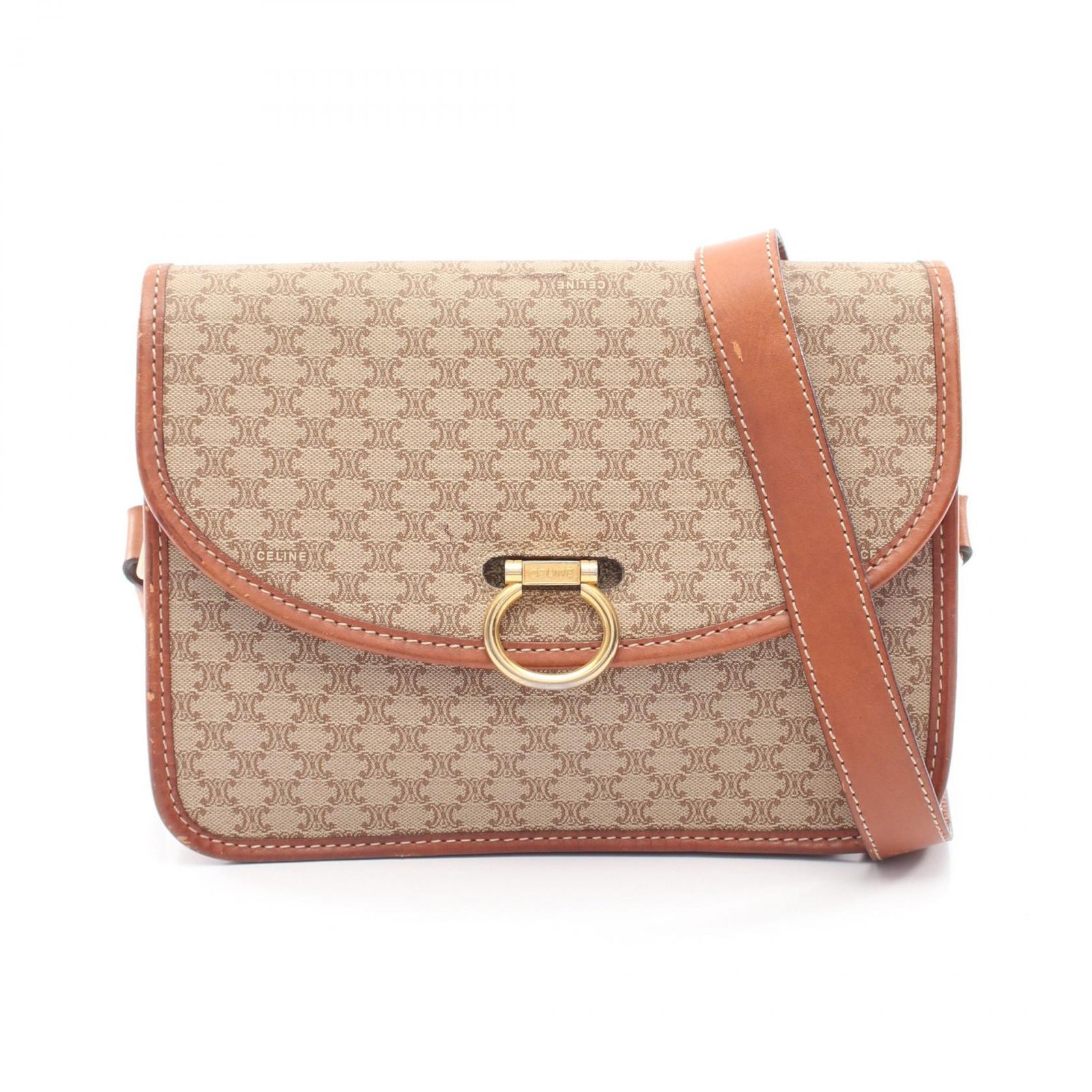 CELINE セリーヌ マカダム ショルダーバッグ