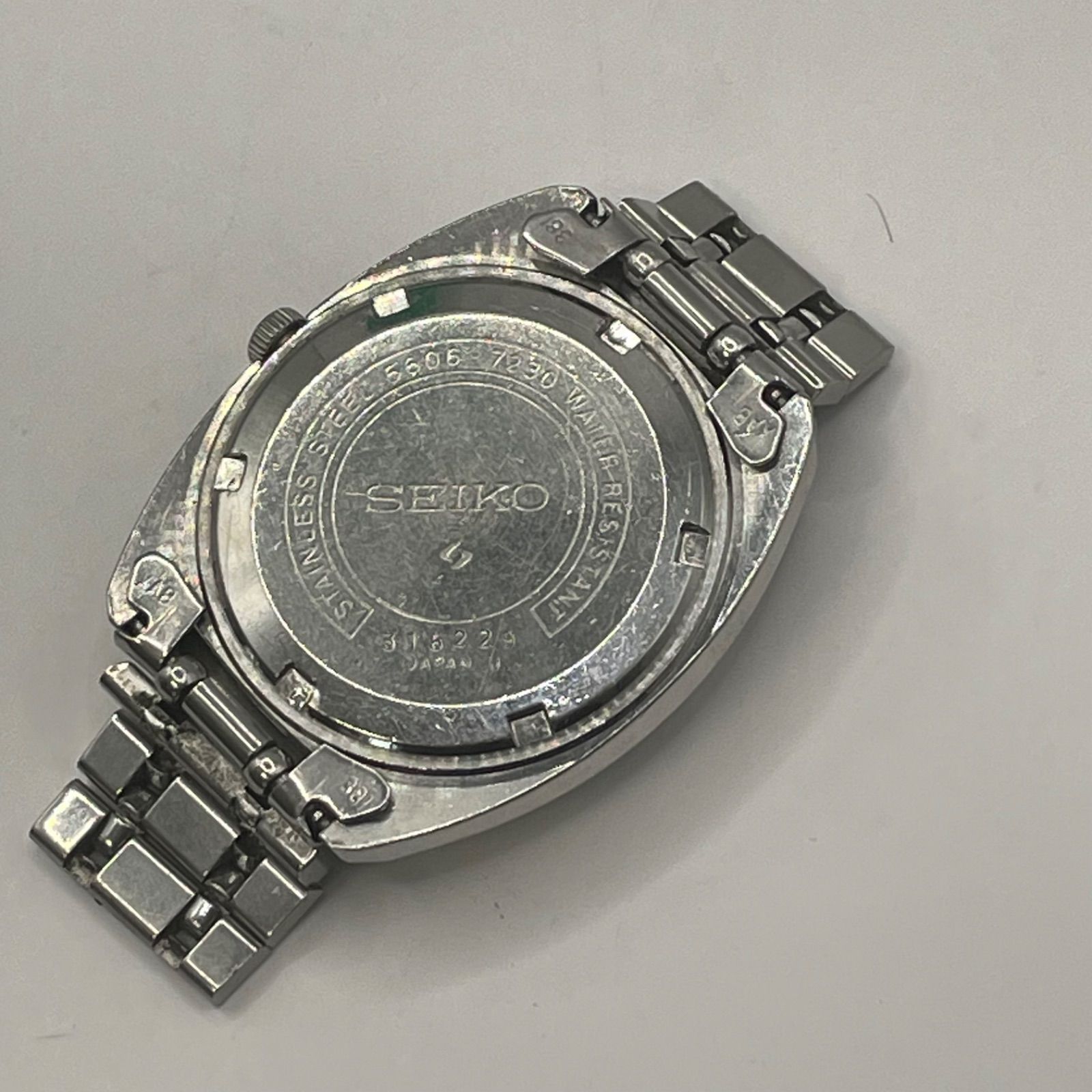 ジャンク】SEIKO セイコー ロードマチック 5606-7230 自動巻き ブルー