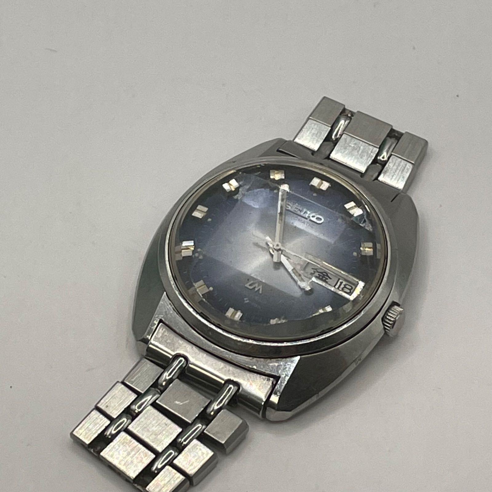 ジャンク】SEIKO セイコー ロードマチック 5606-7230 自動巻き ブルー