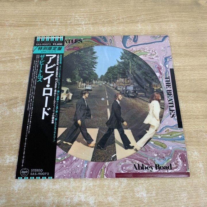 ▲01)【1点限り!】【帯付き】The Beatles/Abbey Road/ビートルズ/アビイ・ロード/LP/ピクチャーレコード/国内盤/ロック/EAS-90072/A