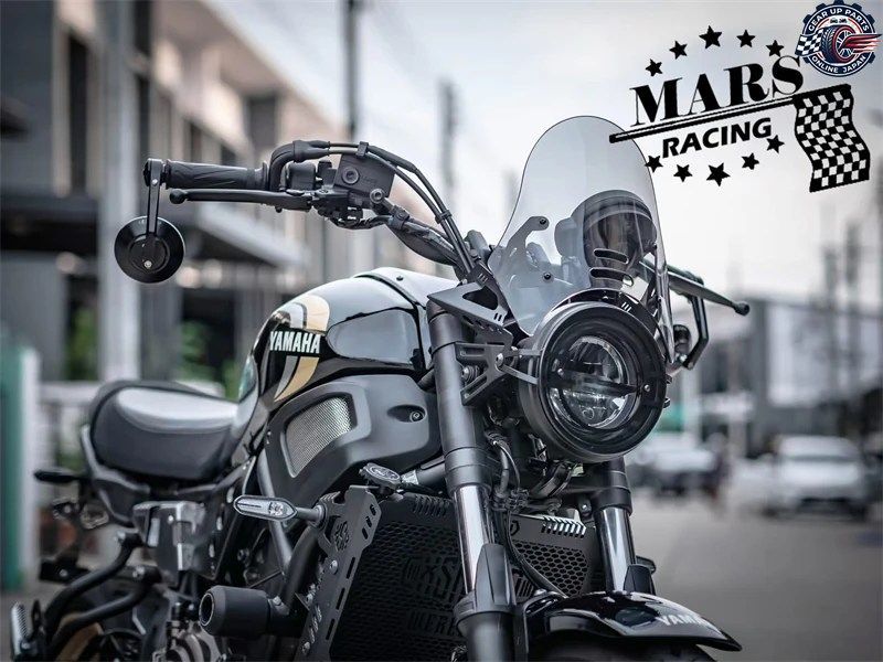 ヤマハ XSR700 XSR900 2022 - 26 オートバイ用ヘッドライトプロテクタースクリーンカバーガードヘッドランプシールド