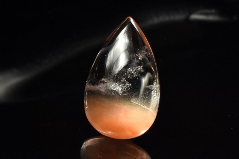 ブレスレット オレンジラビットヘアールチルクォーツ 21x12mm貔貅彫刻