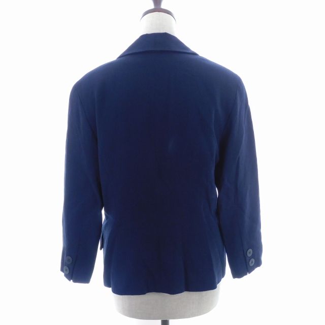 ハナエモリ HANAE MORI H.M.DAYS ジャケット 長袖 ラウンドカラー 薄手