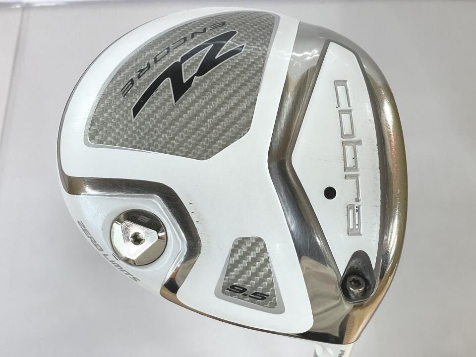 コブラ　ZL ENCORE WHITE US　9.5度　Motore F1 55　Sフレックス　ドライバー　中古　ゴルフドゥ！岡山青江店【最短即日発送】