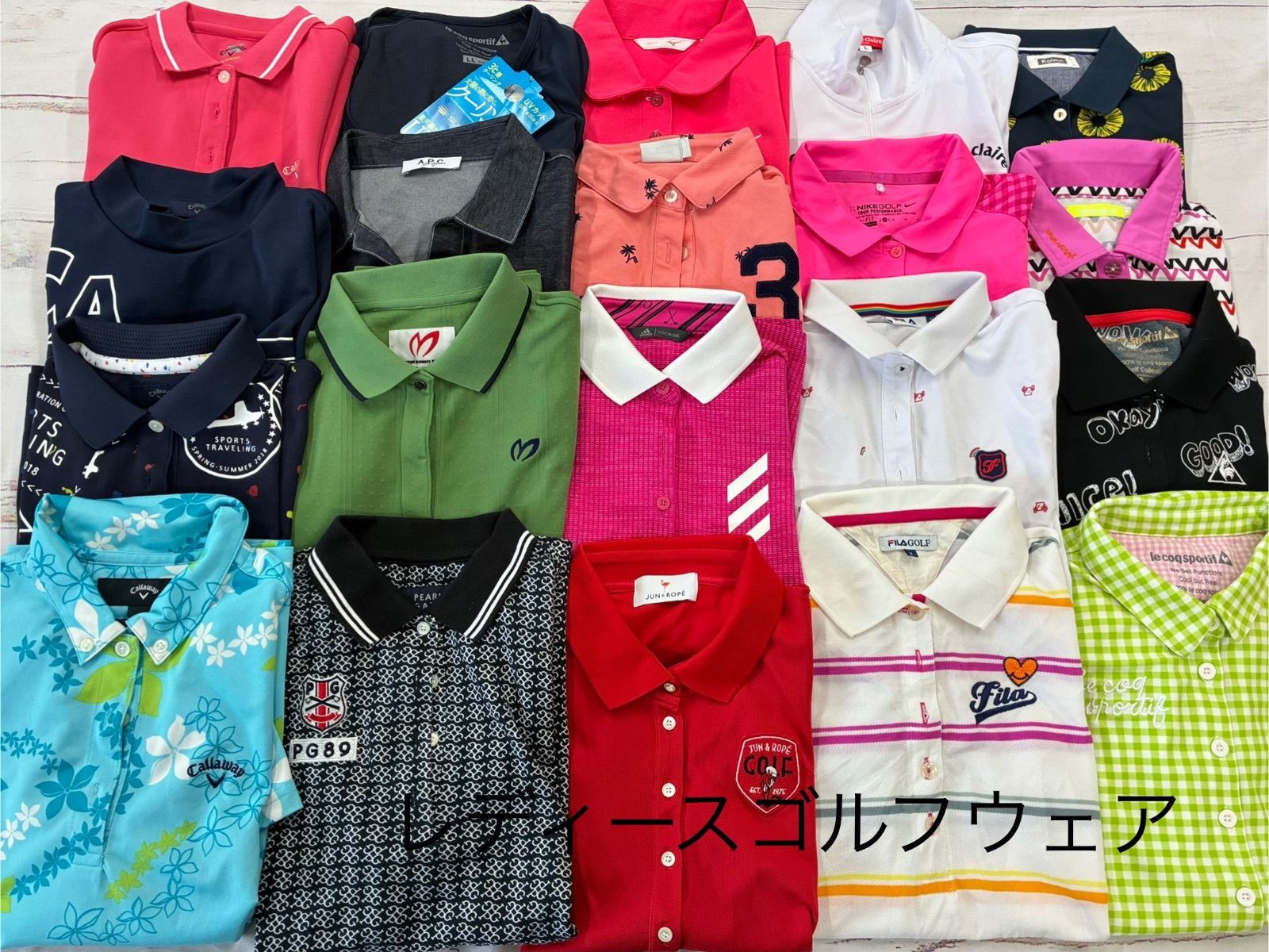 S791◇ レディース ゴルフウェア トップス おまとめ 20点 キャロウェイ アディダス ルコック 他