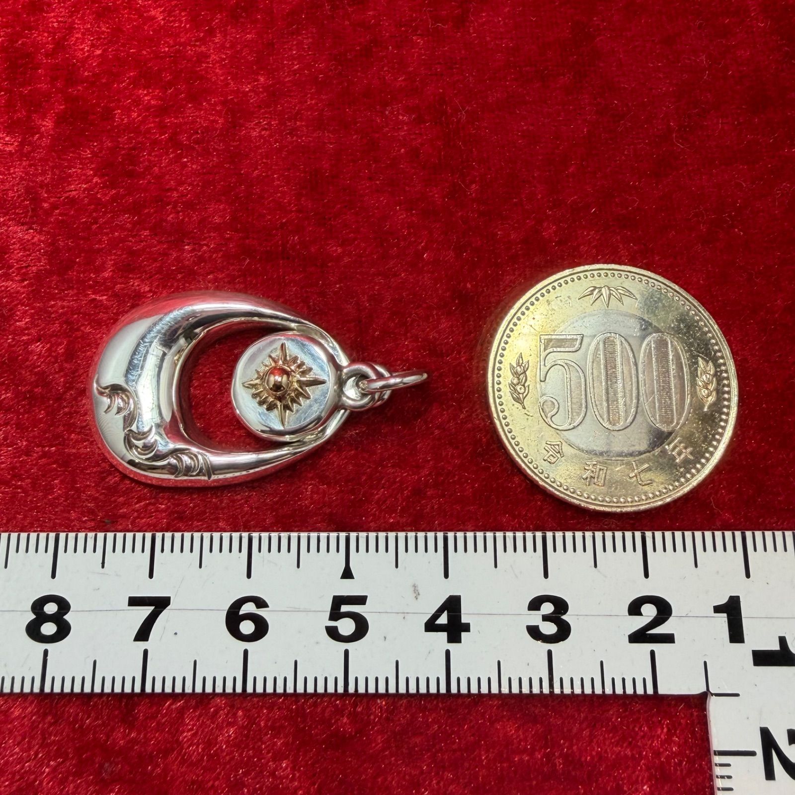 美品 ペンダントトップ SILVER×K18 14.8g アリゾナフリーダム/ARIZONA