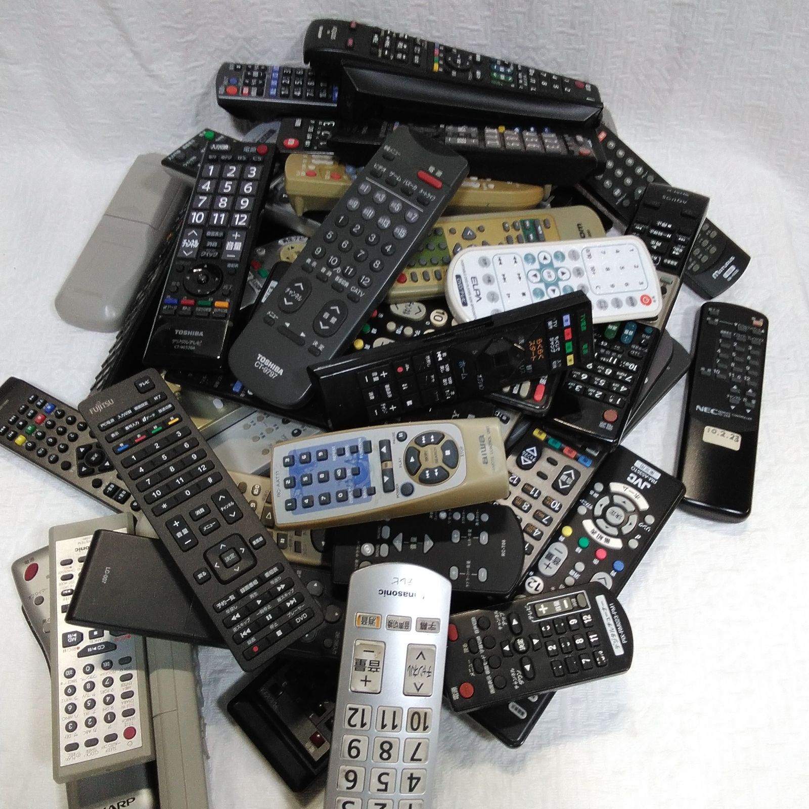 ジャンク! リモコン 大量まとめ売り テレビ ビデオ オーディオなど 家電 動作未チェック 現状 JUNK X522
