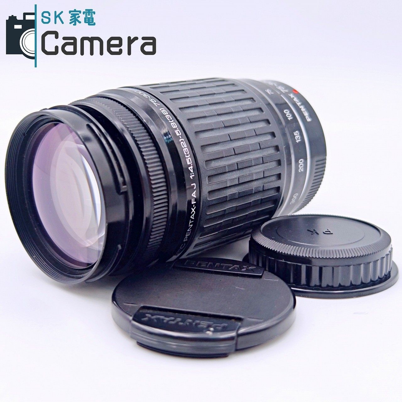 【中古】 PENTAX SMC PENTAX-FAJ 75-300ｍｍ F4.5-5.8 AL ペンタックス キャップ付