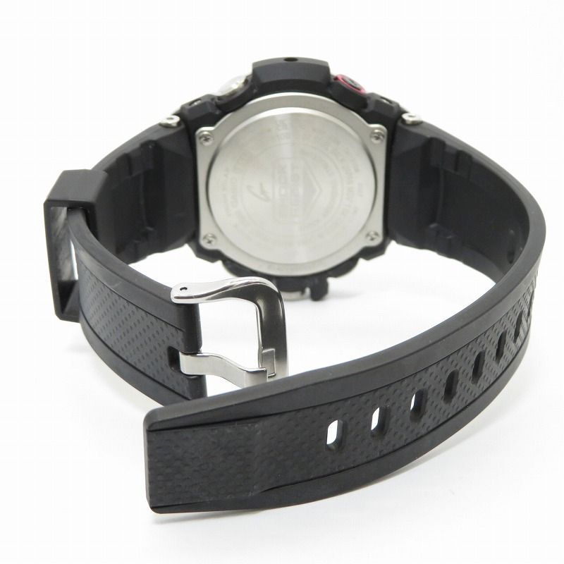 【瀬戸大橋店】 中古 G-SHOCK | ジーショック 腕時計 アナログソーラー G-STEEL GST-B100-1AJF ブラック 【131】
