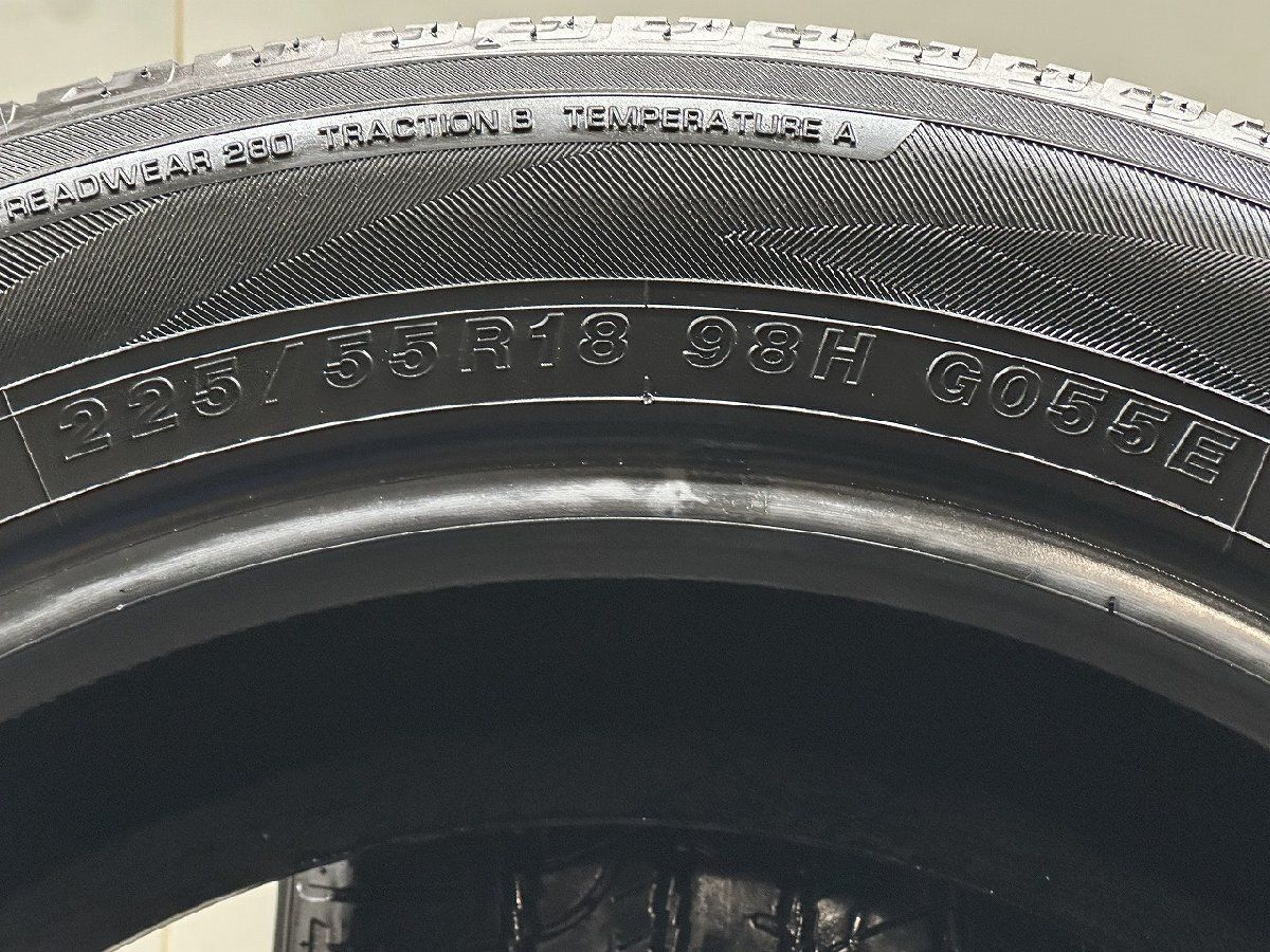YOKOHAMA GEOLANDAR SUV G055 225/55R18 18インチ 夏タイヤ 2本 バリ溝 