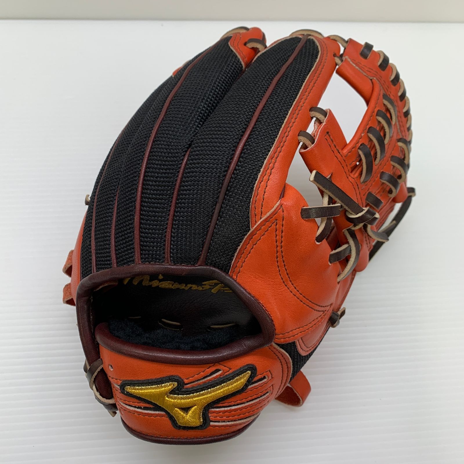 ミズノ MIZUNO ミズノプロ mizunopro 軟式 大人 一般 内野手用 グローブ グラブ 右投げ オーダー 中古品 グローブ袋付き 野球 8670