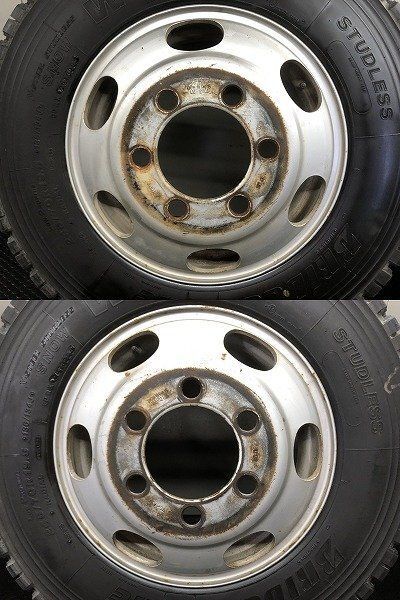 BS W900 245/70R19.5 136/134J】スタッドレス 6本【TOPY製 トラック 