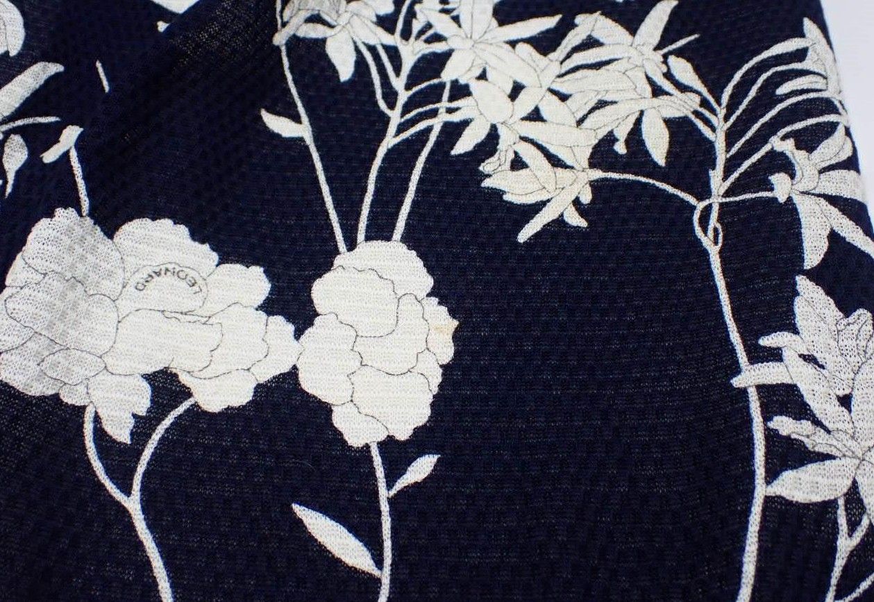 LEONARD FASHION タイトスカート 花柄 フローラル 総柄 日本製 