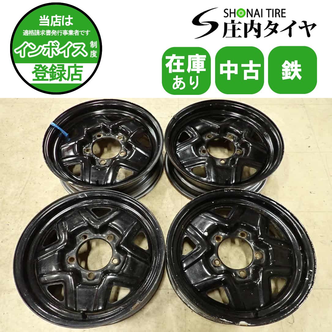 4本SET 会社宛 送料無料 16×5J スズキ ジムニー 純正 スチール 鉄