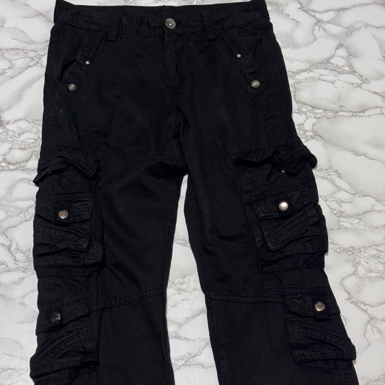 希少【JUNYE JEANS 【商品名】y2k 00's archive/カーゴパンツ/gimmick