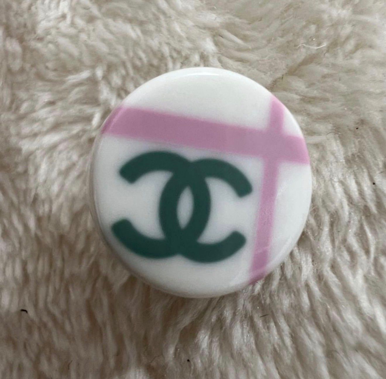 CHANEL シャネル ピアス イヤリング ココマーク チェック ピンク 