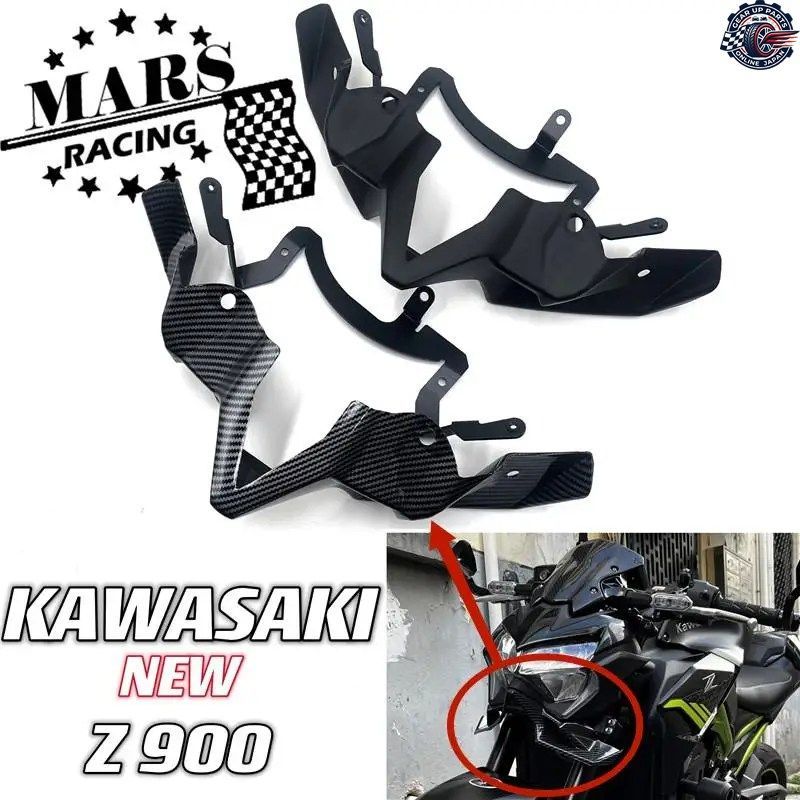 カワサキ Z900 Z900 2020 2021 2022 オートバイ フロントライト カウル サイド ウィングレット ウィンド フィン スポイラー トリム カバー