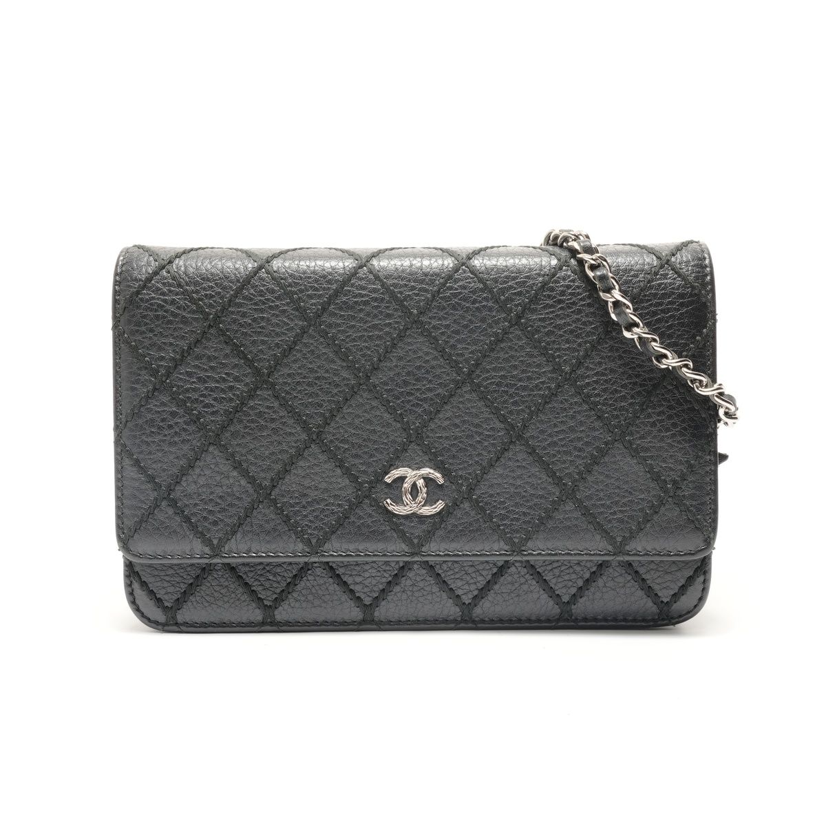 CHANEL シャネル ショルダーバッグ ワイルドステッチ チェーン 