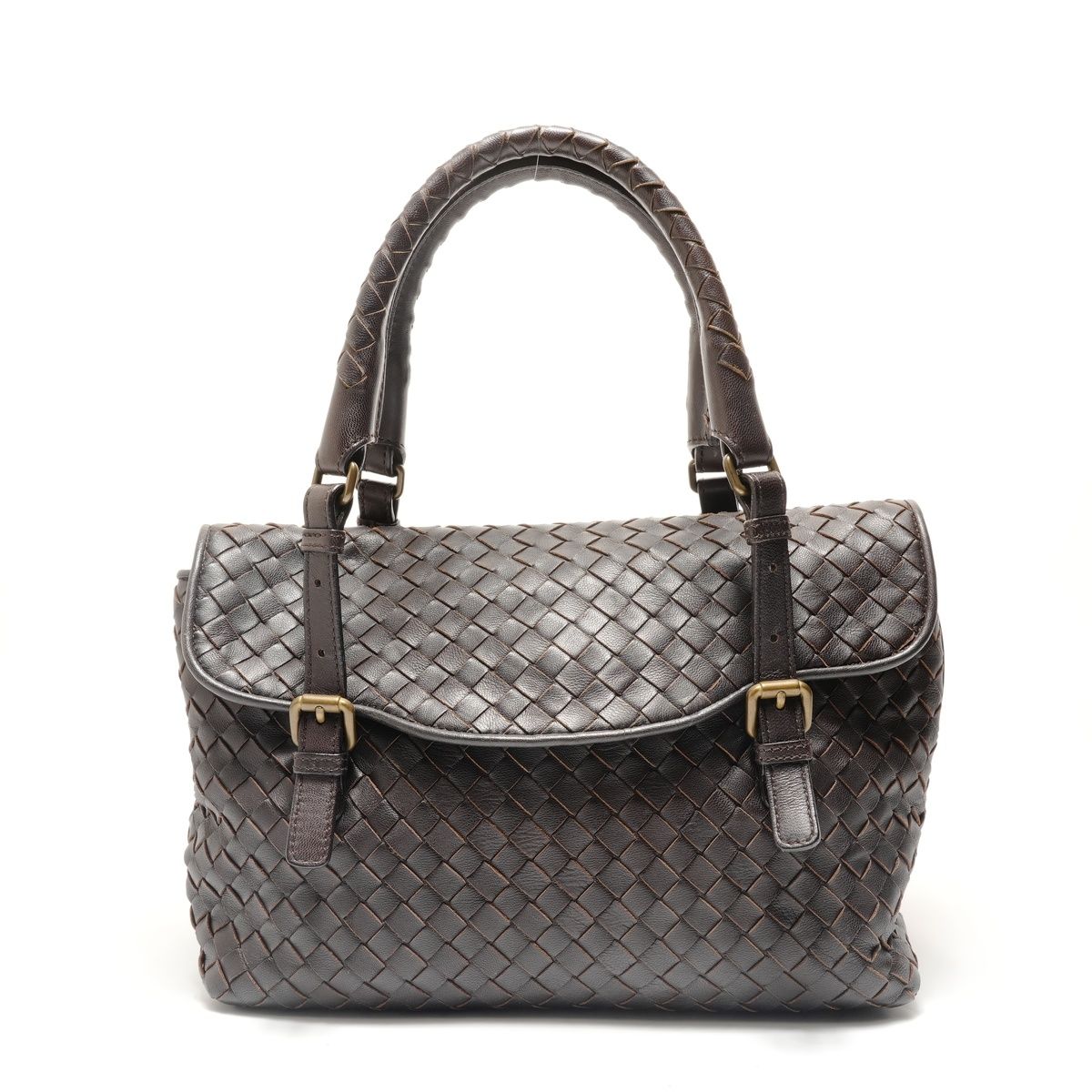 BOTTEGAVENETA ボッテガヴェネタ ハンドバッグ イントレチャート【中古】