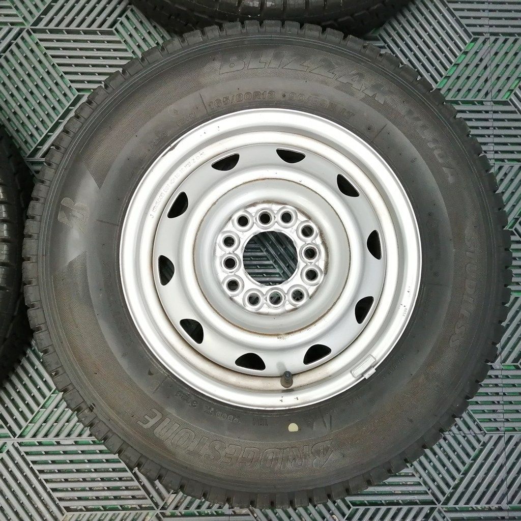 165⁄80R13 中古 4本セット 冬タイヤ 鉄ホイール ヨコハマ L76889784