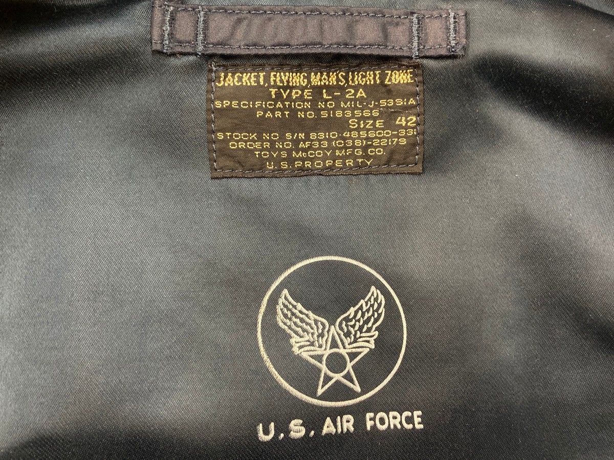 トイズマッコイ TOYS McCOY TYPE L-2A Flight Jacket Military USAF 