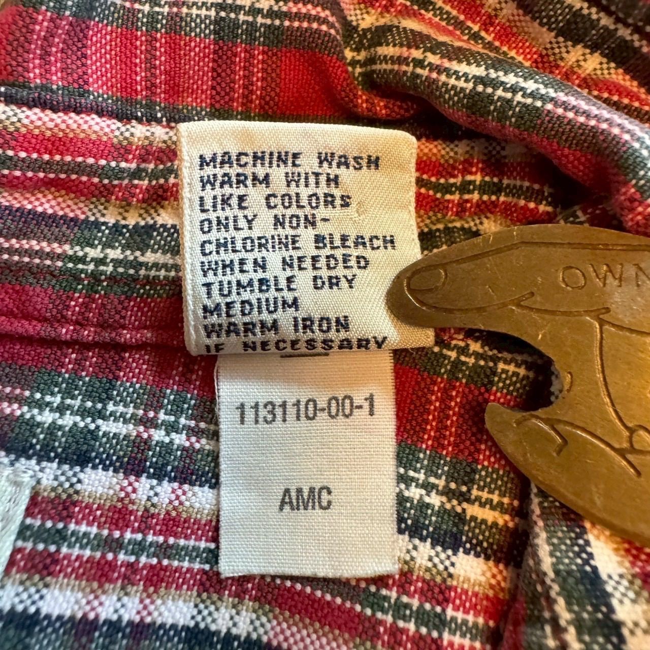OLD GAP 80s ギャップ レッド 長袖 BD ボタンダウン チェック コットン 