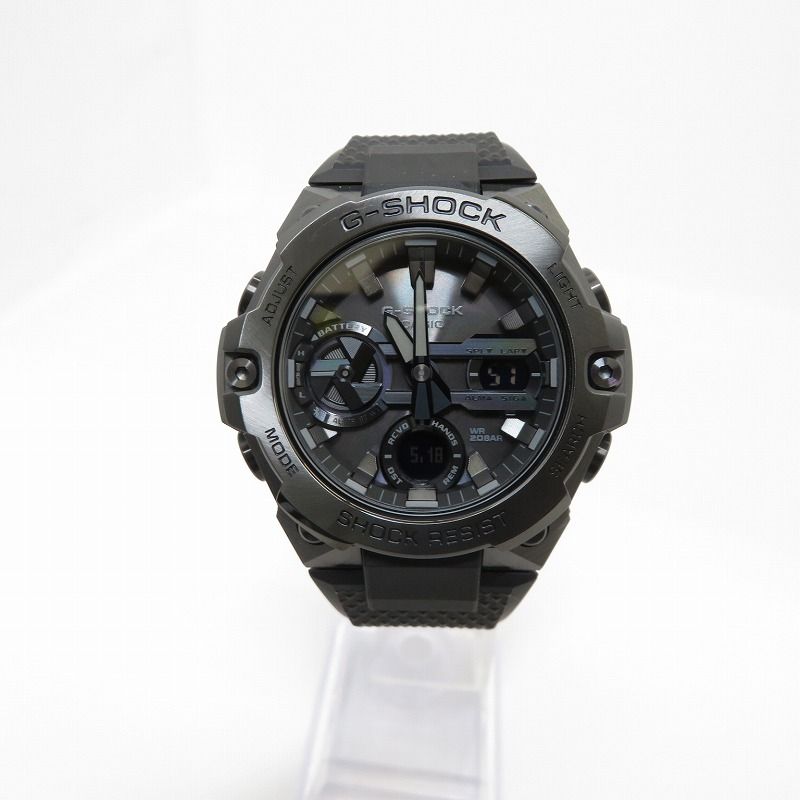 【瀬戸大橋店】 中古 G-SHOCK | ジーショック 腕時計 アナデジソーラー G-STEEL GST-B400BB-1AJF ブラック 【131】 34,800円
