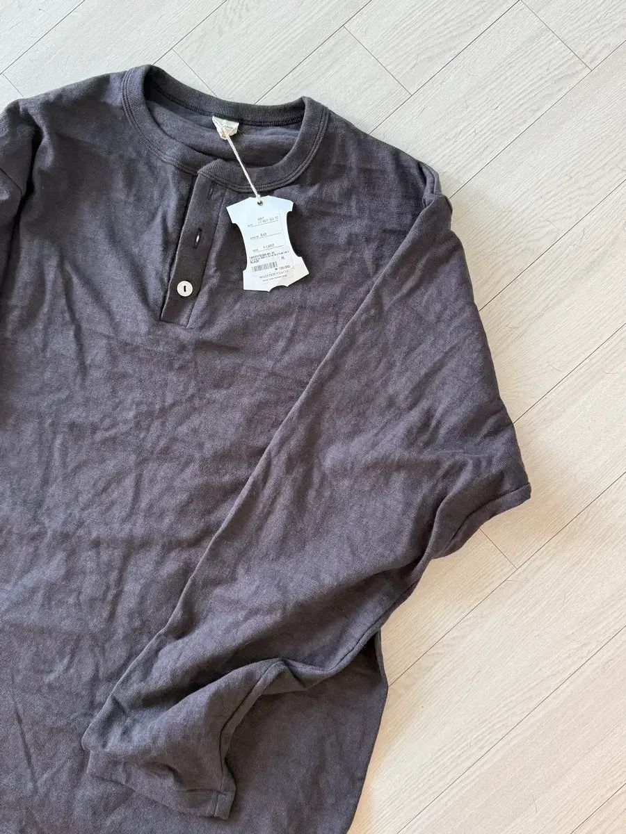WAREHOUSE ウエアハウス 天竺 ヘンリーネック XL ブラック 新品