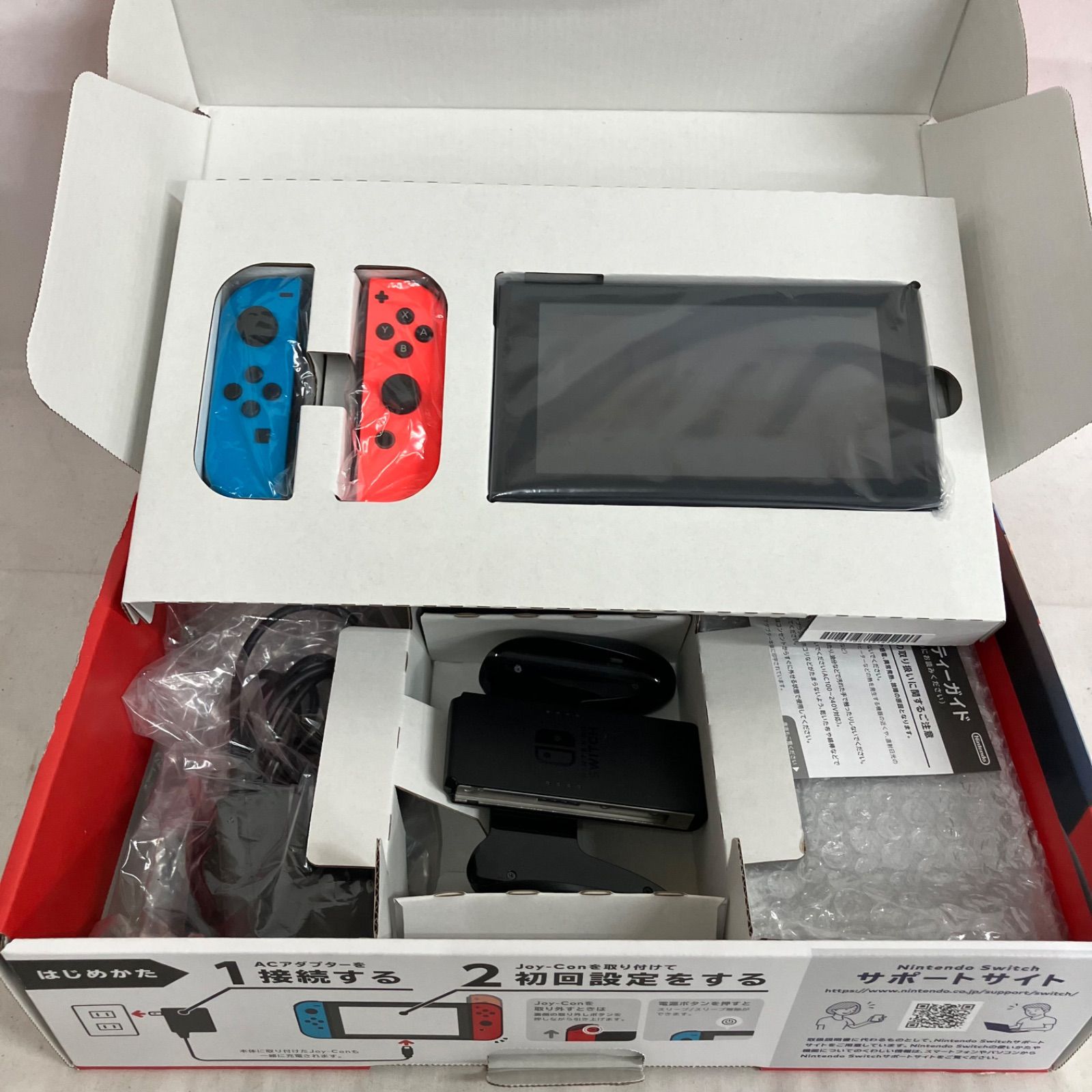 中古 Nintendo Switch 本体 ネオンブルー ネオンレッド YD5116 c090