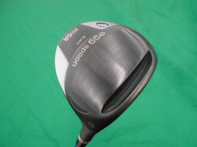 【中古】フェアウェイウッド プロギア egg spoon BLACK◆Tour AD GP-6(リシャフト)◆S◆15[8579]