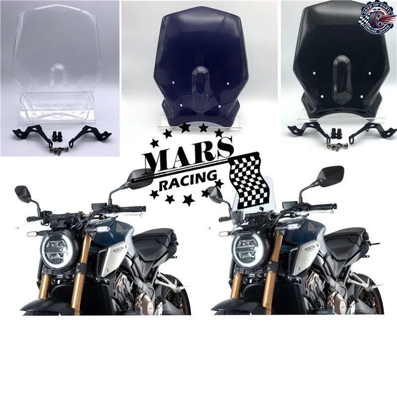 モーターサイクルカフェモーターウインドシールドウインドスクリーンディフレクターバイザーホンダCB1000Rネオスポーツカフェ2018CB-1000R