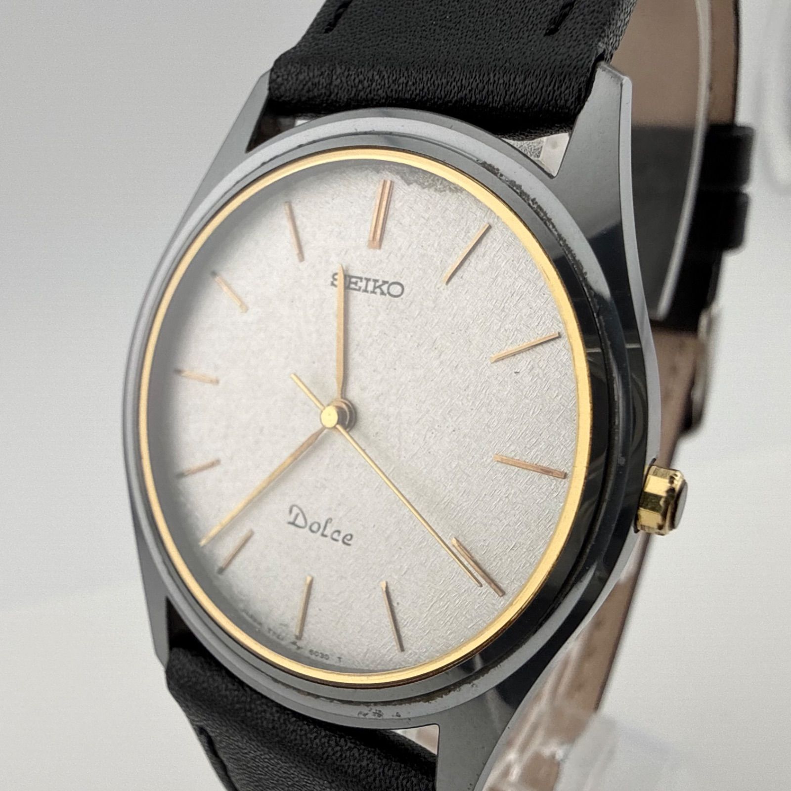 SEIKO 7741-6040 セイコー DOLCE ドルチェ　TUNGSTEN タングステン　メンズ　腕時計 クォーツ 稼働品 電池交換済み【O410】