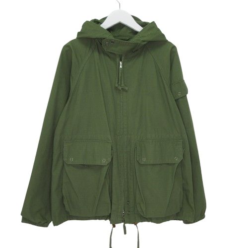 エンジニアードガーメンツ Engineered Garments 長袖 ブルゾン アウター ミリタリー フラップポケット コットン Sサイズ カーキ k408450 0521