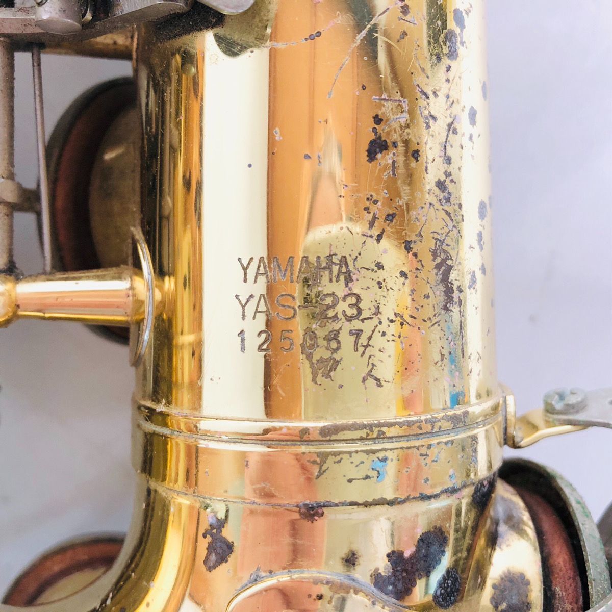 YAMAHA YAS-23 アルトサックス 本体のみ ジャンク ネックなし・ジャンク】YAMAHA YAS-23 アルトサックス 本体のみ ヤマハ