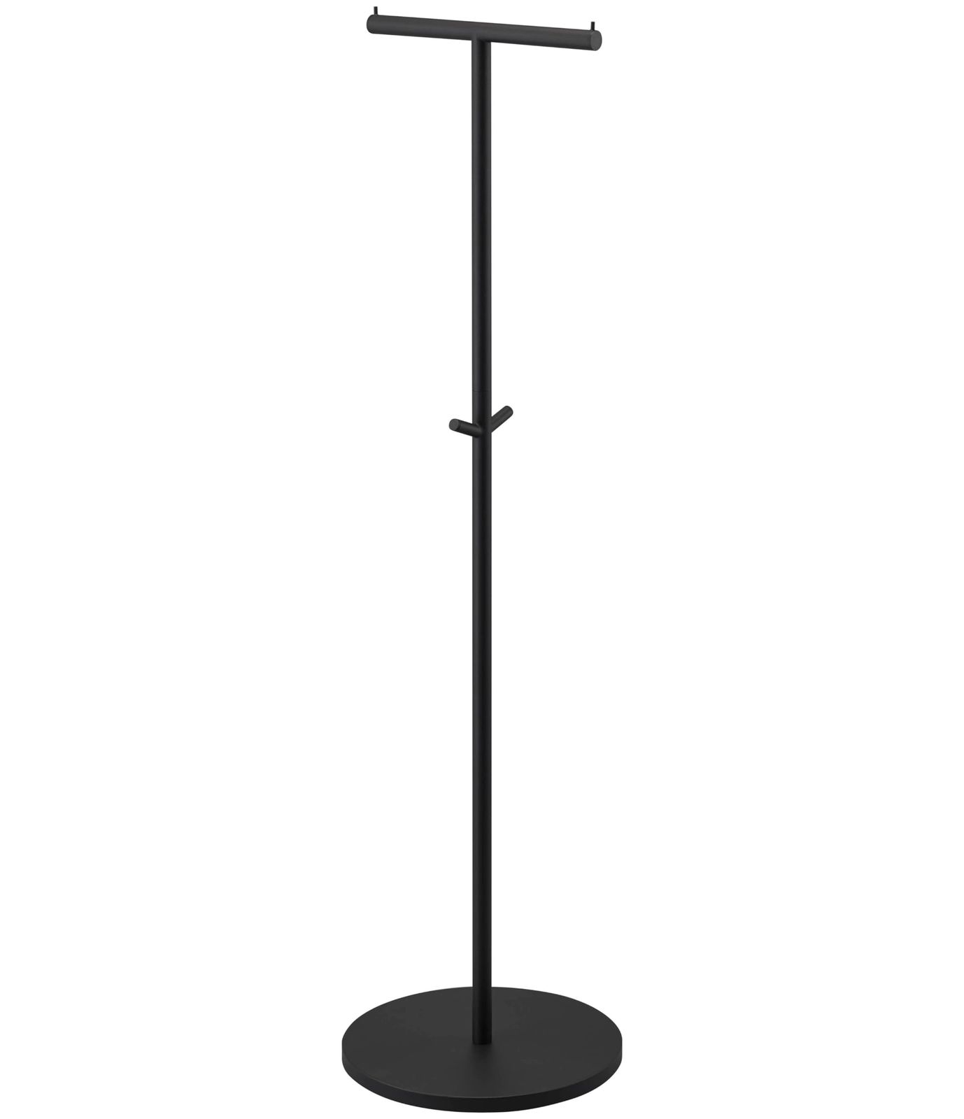 山崎実業(Yamazaki) ポールハンガー ブラック 約W36.5XD36.5XH140cm スマート smart コートハンガー スリム 4081(沖縄・離島の方発送不可）) 8e9301e9
