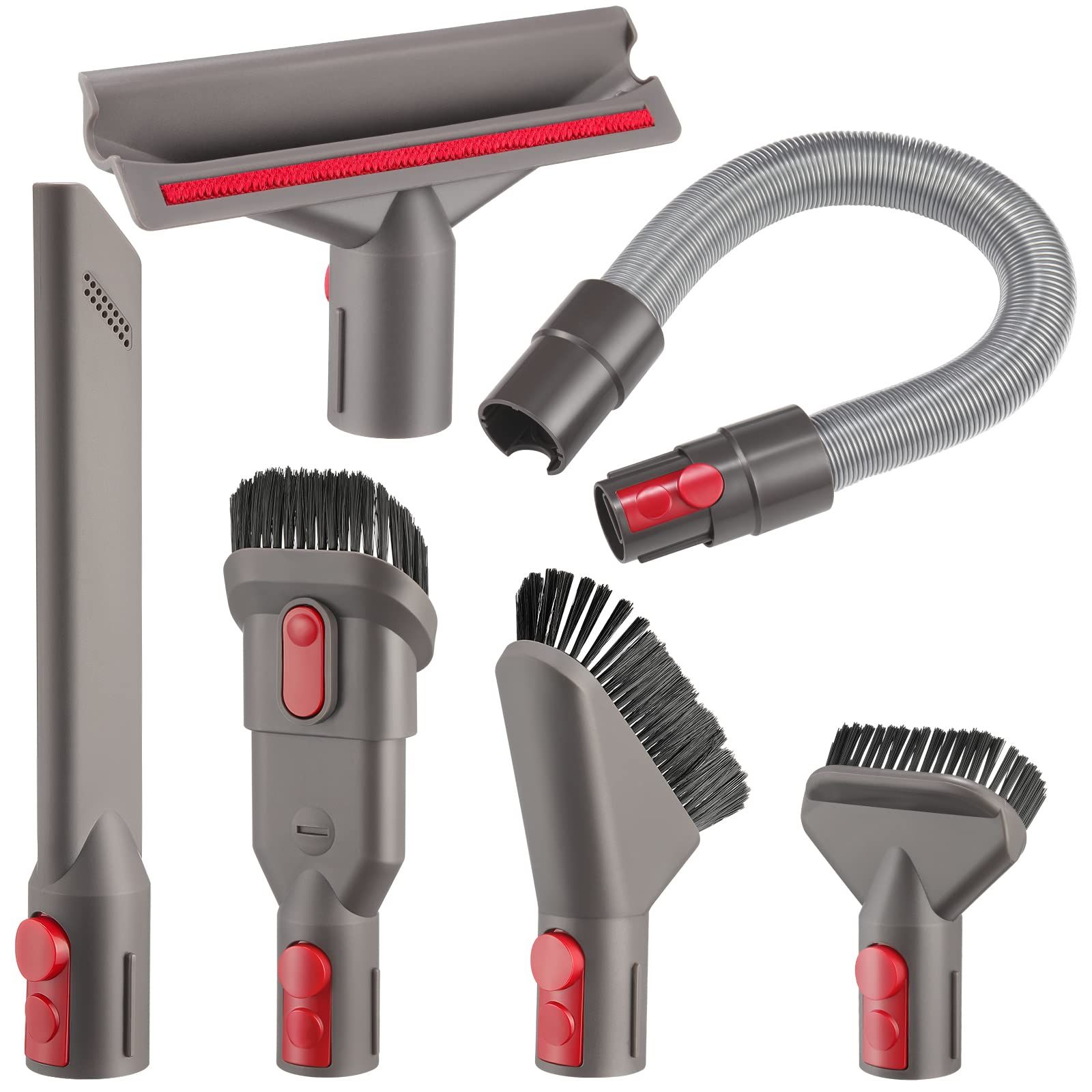 ダイソン アタッチメント Dyson V7 V8 V10 V11シリーズ対応 掃除機パーツ 延長ホース フトンツール 隙間ノズル ハードブラシ ミニソフトブラシ コンビネーションノズル 互換品 6点 ヘッド セット(沖縄・離島の方発送不可）) 8aab9aa3 4,739円