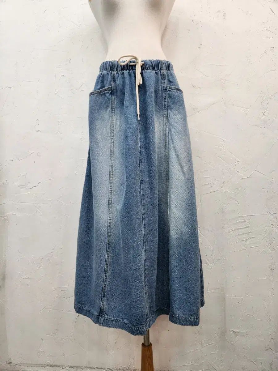 デニム ロング スカート Aライン