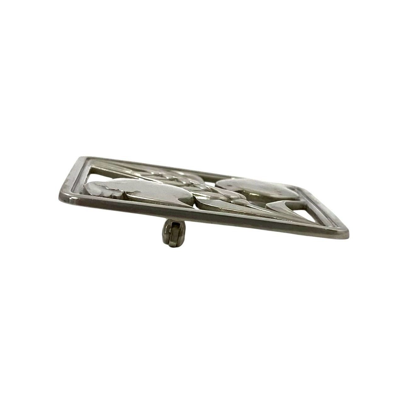 U【GEORG JENSEN】250 麦と小鳥 ブローチ SV925 SILVER/シルバー 総