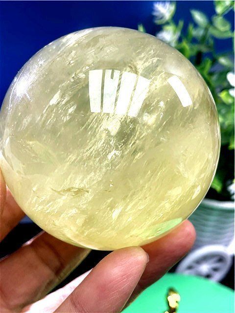 1035g 90mm AAA級金運UP天然シトリン丸玉B89D1/273D06C シトリン 丸玉 原石 黄水晶 天然石 Citrine : スフィア AAA級金運UP