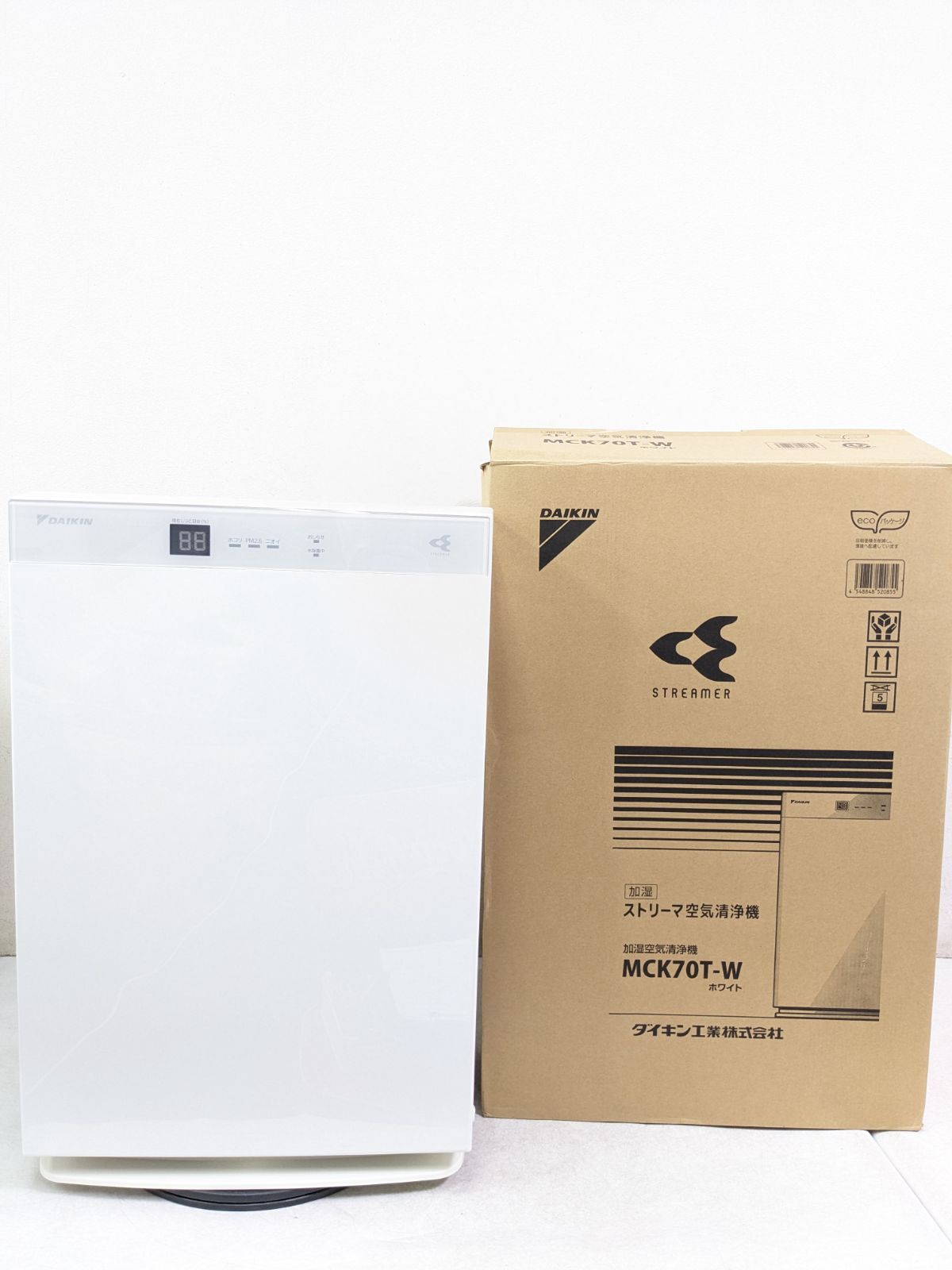 ダイキン MCK70T-W 2017年製 空気清浄機 - メルカリ