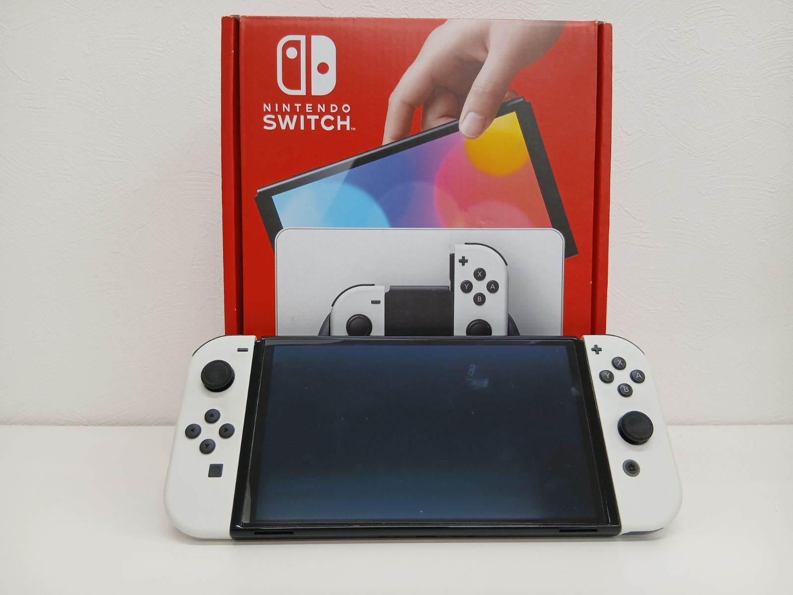【美品】Nintendo Switch 有機ELモデル ホワイト【A】
