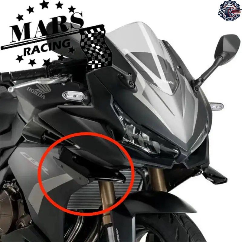 ホンダ CBR500R CBR500R 2019-2022 2023 オートバイ フロントライト カウル サイド ウィングレット ウィンド フィン スポイラー トリム カ