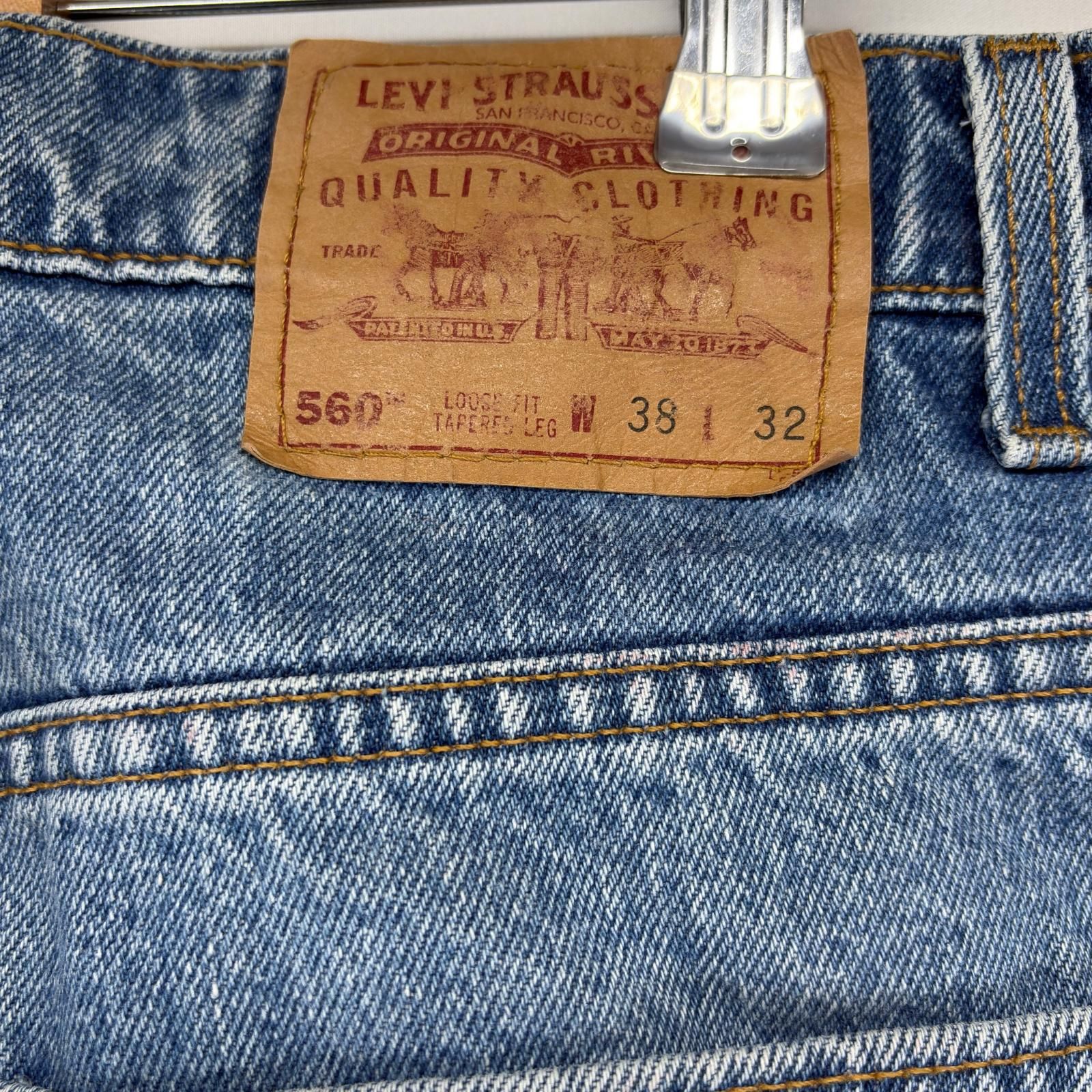 古着 リーバイス Levi's USA製 デニム パンツ Gパン テーパード