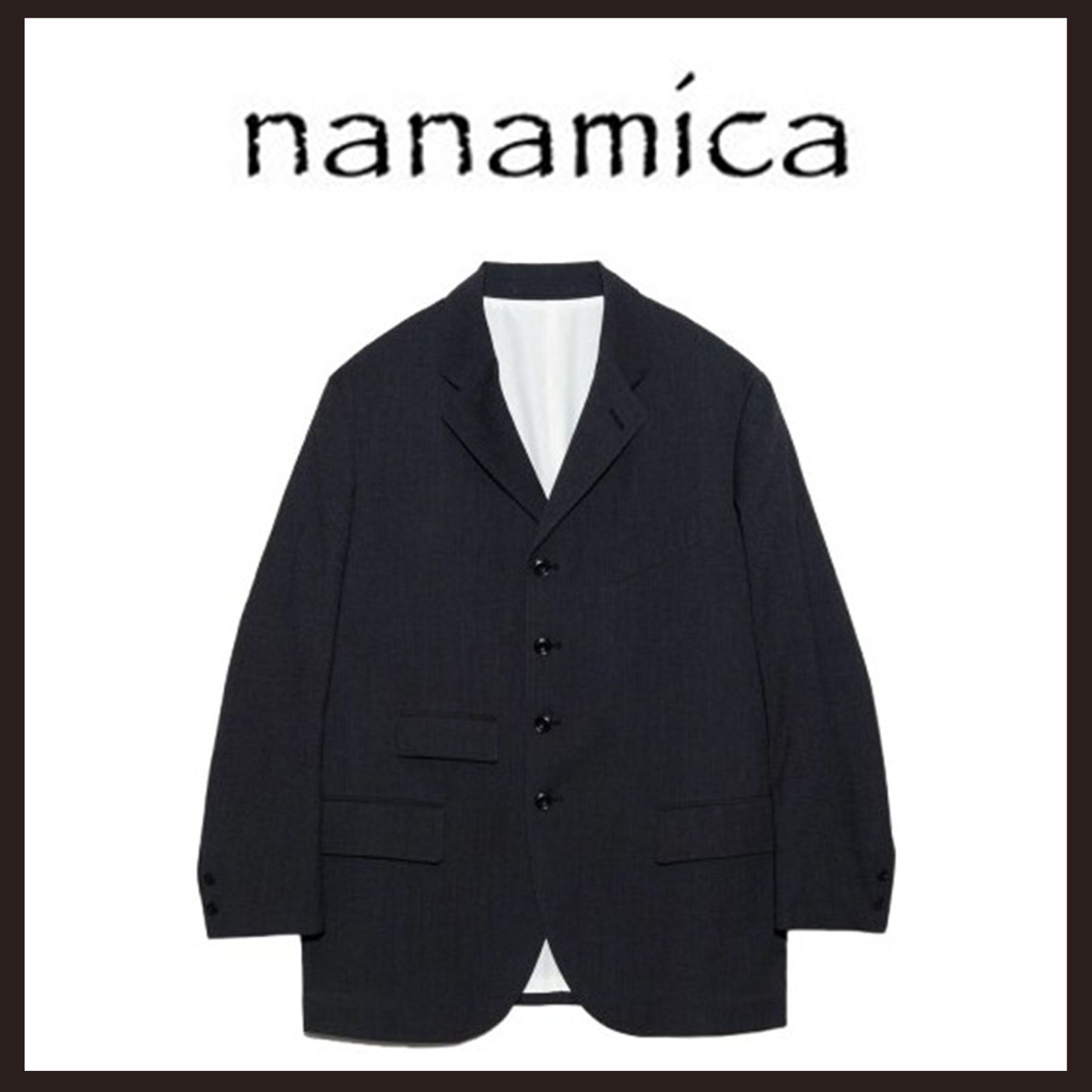 新品未使用　nanamica（ナナミカ）　サックコート　L　チャコールグレー