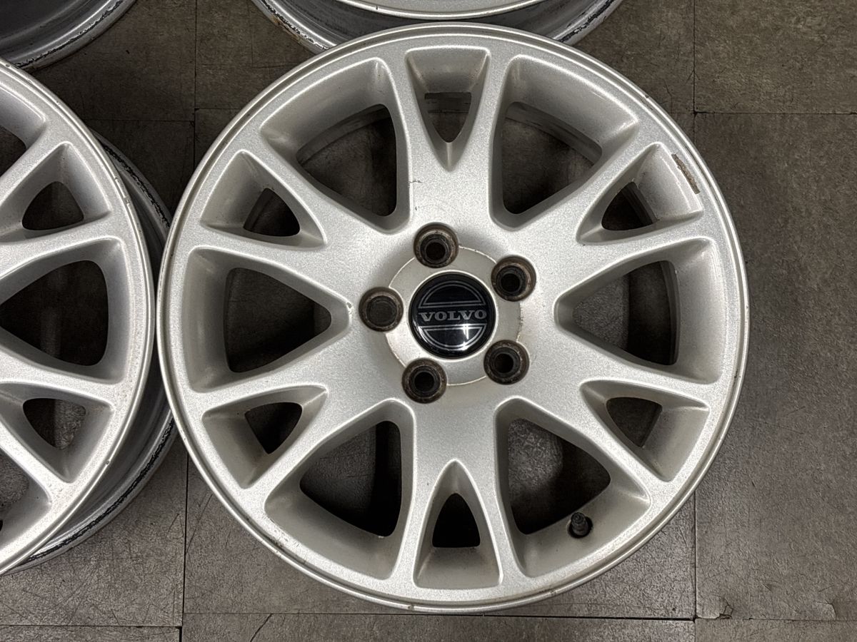 正規品】ボルボ V70 純正 16in 7J+49 PCD108 ホイールのみ4本セット