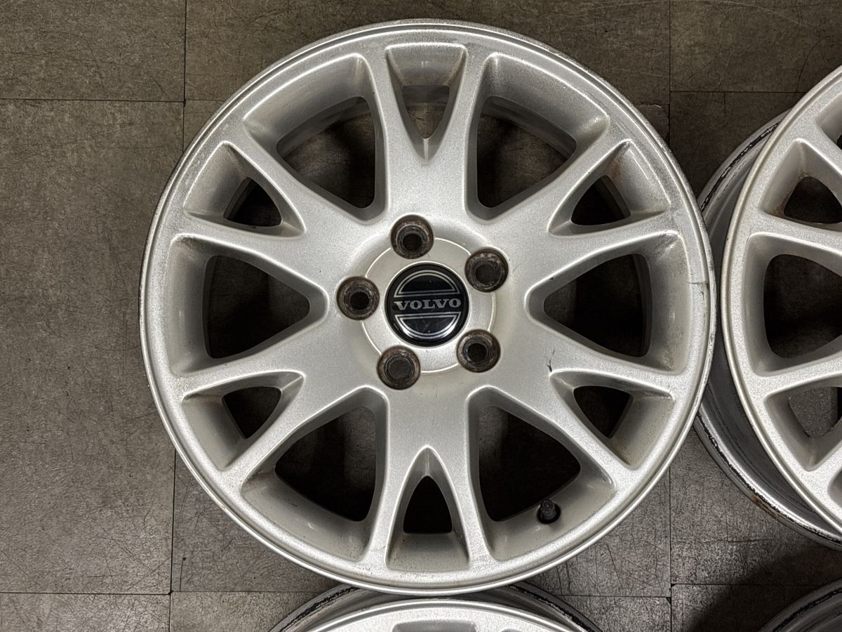 正規品】ボルボ V70 純正 16in 7J+49 PCD108 ホイールのみ4本セット 