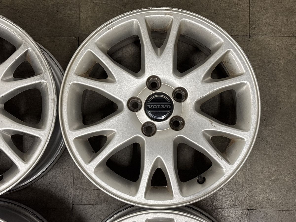 正規品】ボルボ V70 純正 16in 7J+49 PCD108 ホイールのみ4本セット 