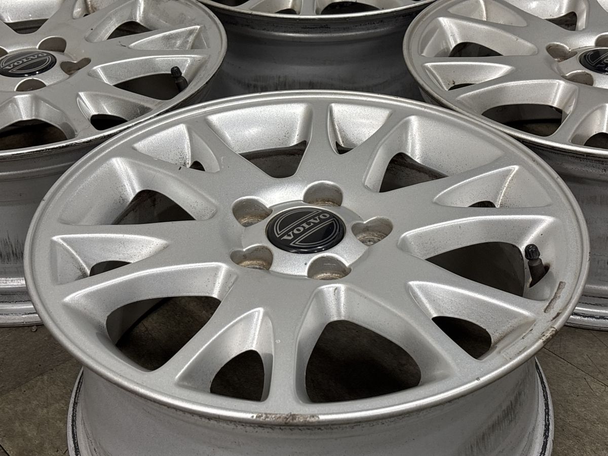 正規品】ボルボ V70 純正 16in 7J+49 PCD108 ホイールのみ4本セット 正規品】ボルボ V70 純正 16in 7J+49 PCD108 ホイールのみ4本セット